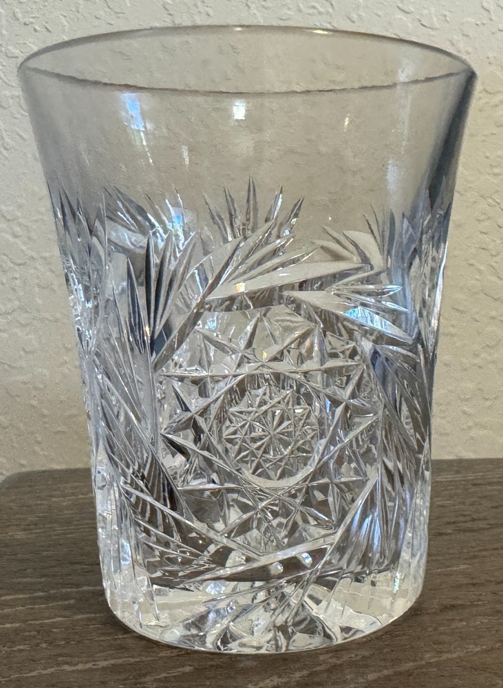 UNK5054 Cut Star/Fan On Bowl, Cut Foot double old fashioned 3.5″