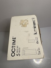 Vintage Luminarc Octime Refreshment Set 5 Pc Set – Pitcher & 4 Juice Glasses