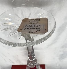 NIB Waterford Crystal 1st Edition 12 Days Of Christmas Flute, PARTRIDGE, Ireland