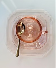 Mayfair Pink by FOSTORIA Cups Saucer And Salad Plate Set 12 Pieces –
