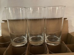 NIB Libbey 10 Piece Set Glasses Province Cooler Heavy Bottom Glasses 16.3 oz