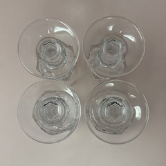 4 Nachtmann Crystal Champagne Glasses Alexandra Cut Fluted VTG 90’s Barware MINT