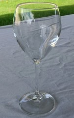 Lenox 8” Tall Burgundy? Red Wine Clear Wine Glass