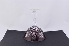 SET OF 6 BLEIKRISTALL HANDGESCHLIFFEN CUT TO CLEAR CRYSTAL CHAMPAGNE SHERBET