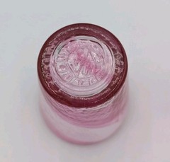 Kosta Boda UHV Pink Swirl Glass Tumblers Ulrica Hydman Vallien Set of 2