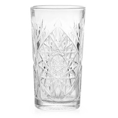 4 Libbey Hobstar 16 0z Highball Tumbler Glasses