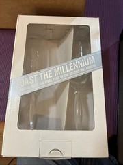 LOT OF 14 TOAST THE MILLENNIUM Toasting Flutes by Mikasa. BRAND NEW 1999 Product
