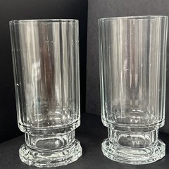 Dansk Designs France 14oz GUSTAV Highball Glasses Set Of 2 Vintage Tumblers MCM