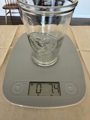 Vintage Clear Glass Tumbler Rooster Wheat Heart Embossed Farmhouse Cup 4.5 Inch