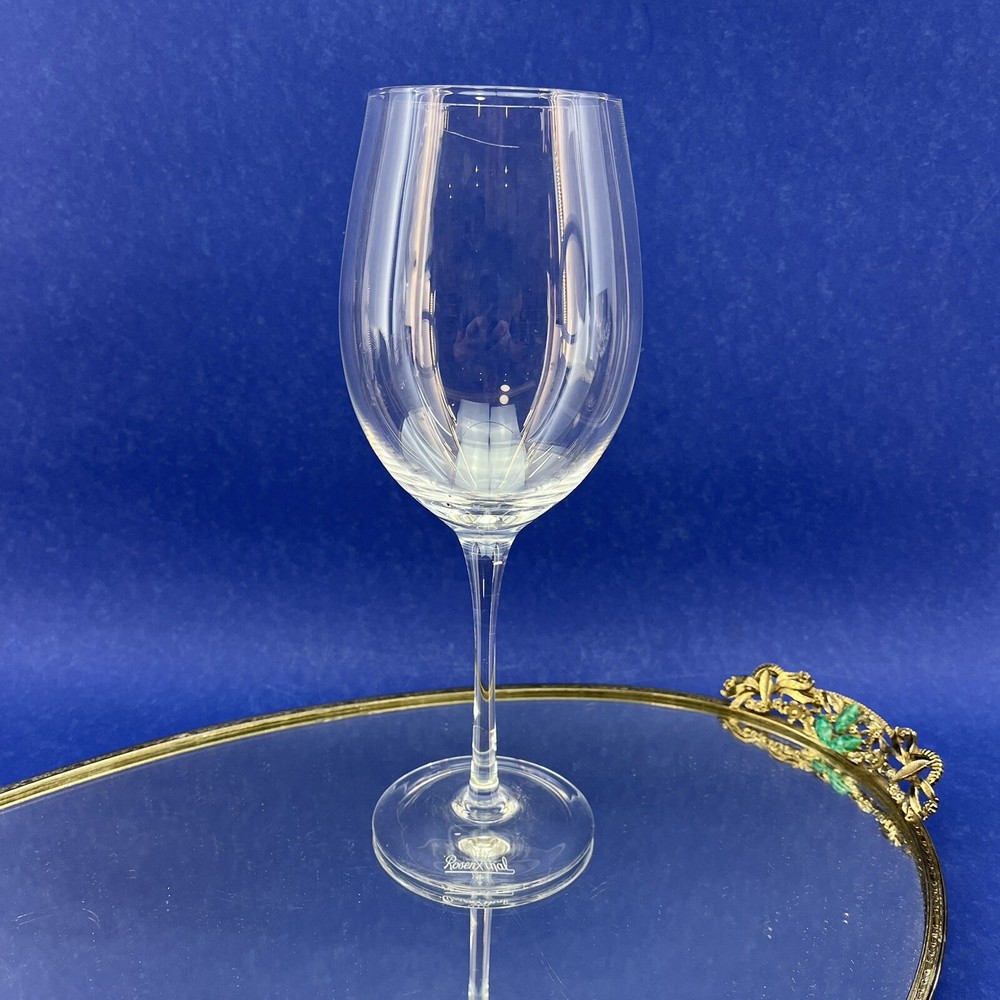 Rosenthal 9 1/2” Wine Glass Goblet Glass Mint Germany