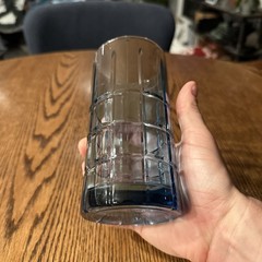 Anchor Hocking Tartan Blueberry Blue Iced Tea Tumbler Glass