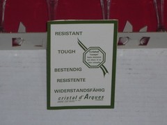 CRISTAL D’ ARQUES FRANCE (6) VERRES WASHINGTON 5 3/8″ SHERRY GLASSES BOX UNUSED