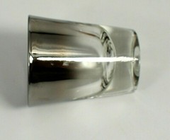 Silver Fade Single Shot Glasses Vintage MCM Set Of 6