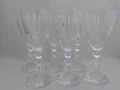Baccarat Vega Crystal Wine Glass clear 6set no Box
