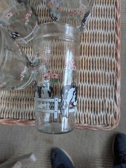 Nine Anchor Hocking Cow Jelly Jar Drinking Glasses