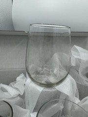 Lenox American by Design Tuscany Classics Stemless Wine Glass Set 6 New In Box