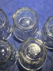 Vintage Anchor Hocking New Orleans 10oz Paneled Rocks Glasses (Set of 5)