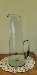 Crystal Cocktail Pitcher Smoke Gray