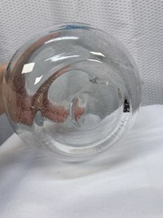 Lenox Nautical Satrfish Pitcher And 4 Matching Glasses, Bubble Glass, Heavy