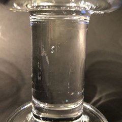 Krosno Svend Jensen Danish JEC1 Wine Glass 7.5″ Heavy Thick Stem Crystal Goblet