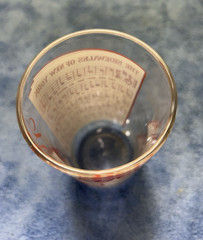 VTG State Song Souvenir Glass 5″ New York