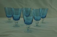Doyen Royal Ice Blue/Wisteria (6) Wine Glasses, 4 5/8″