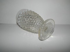 Fenton Hobnail French Opalescent White Water Goblet 5-3/4″ Drink Glass