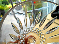 Mikasa Old Dublin Water Goblet Vertical Cuts 7″
