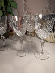 Crystal D’ Arque Masquerade crystal wine glasses set of 5