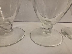 Vintage Anchor Hocking Etched Laurel Leaf Water Goblets Set of 4 Mid Century…