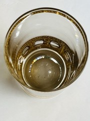 MCM Culver, LTD. Antigua Gold Highball Tumblers 5.5” 22 Karat Gold Set Of 7