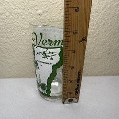 Vintage Vermont State Hazel Atlas Souvenir State Song Lyrics Glass MCM