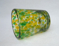 Single Replacement Glass Vintage Handblown Mexican Confetti Tumbler