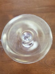 Fostoria Inspiration Water Goblet Narrow Optic Glasses Set of 4 Model 6107