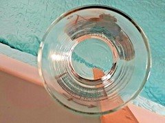 Vintage SAGITTARIUS Sign Of The Archer Cocktail Glass Zodiac Horoscope Astrology
