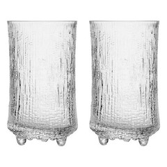 Iittala Ultima Thule Beer Glass 60 cl Set of 2 Tapio Wirkkala – Free SHIPPING!!!