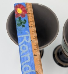 Garden Terrace Set Of 3 Ceramic Wine / Water Goblets