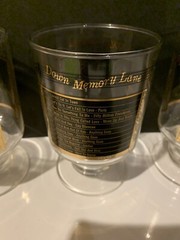 **RARE** 1959 Complete Set of 8 MCM Academy Award Winning Song Rocks Glasses