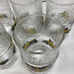 HOYA Crystal Tumbler Classic Car 5pcs set 11×6.5cm/4.33×2.55″ 260ml/8.83oz HOYA