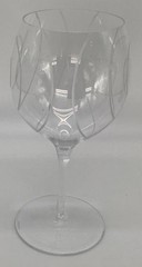 Vintage Villeroy And Boch Spiral Cut Balloon Wine Glasses Germany EUC