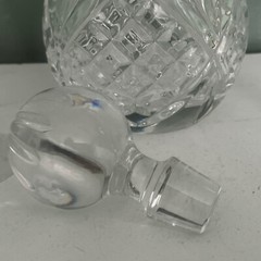 Shannon Godinger DUBLIN 24% LEAD CRYSTAL Goblet / Wine Glasses and Decanter Set