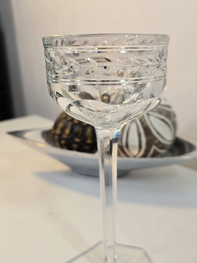 Stuart Crystal Mansfield Cut Hock Wine Glass
