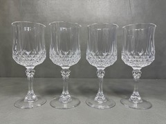 Set of 4 Cristal D’Arques Paris Longchamp Goblets