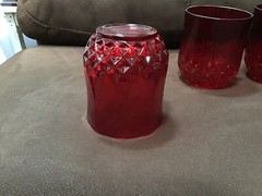 DURAND D’ARQUES Double Old Fashioned Longchamp 3 Ruby Cristal Whiskey Lowball