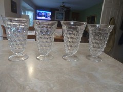 Set of 4 Fostoria American 5 3/4″ 12 oz. Footed Iced Tea Tumblers