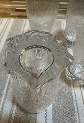 6 RARE VINTAGE IITTALA FINLAND ASLAK TAPIO WIRKKALA GLASS TUMBLER MARKED VW