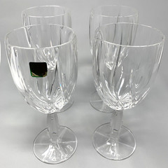 4 Waterford Improvisation Marquis Crystal Water Goblet Stemware Amway Exclusive