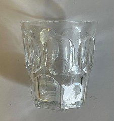 Antique Mid 19th c American Classical Ashburton Flint Glass Whiskey Tumbler 1850