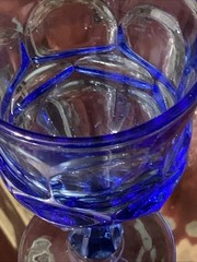 Fostoria ARGUS Blue Goblet (HFM)