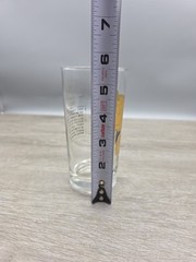 Vintage Taurus Glass Zodiac Glass Cup With 22K Gold Details By Anchor Hocking